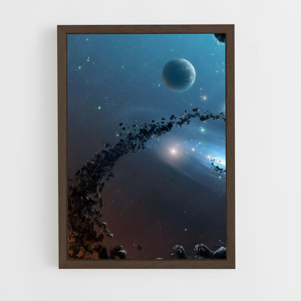 Poster Station Asteroid – affiche Système solaire (vue 5)